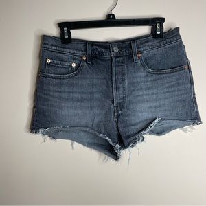 Black levi shorts